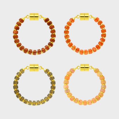 Autumn Ember Wine Charms Set