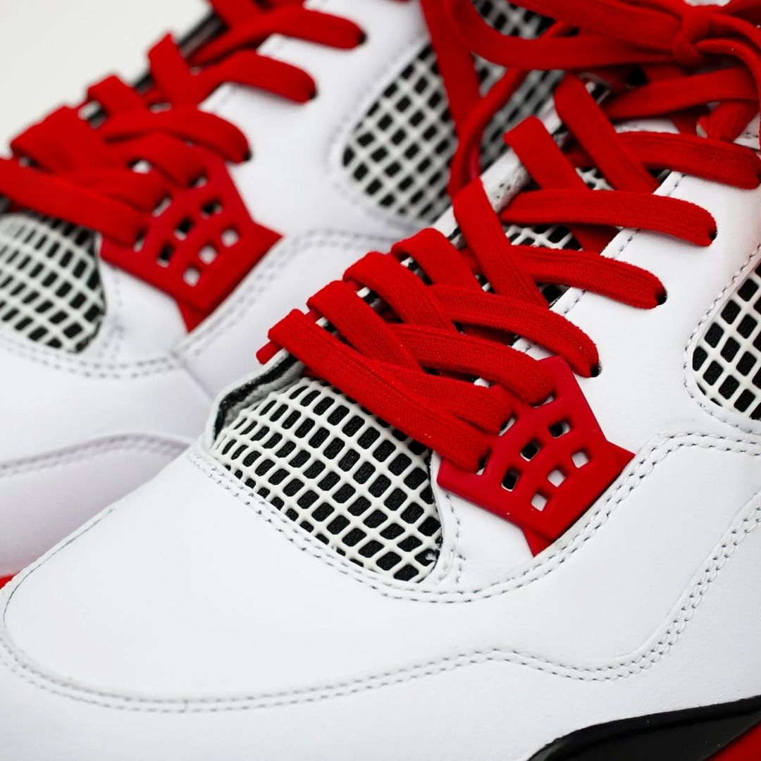 Bold Red Shoe Laces from Bread
