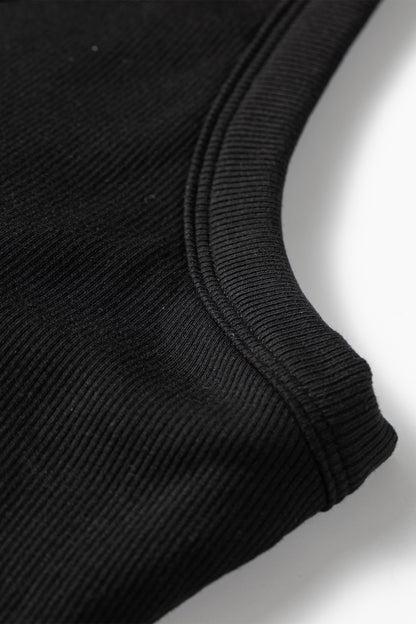 Close-up of a black sleeve on a white background