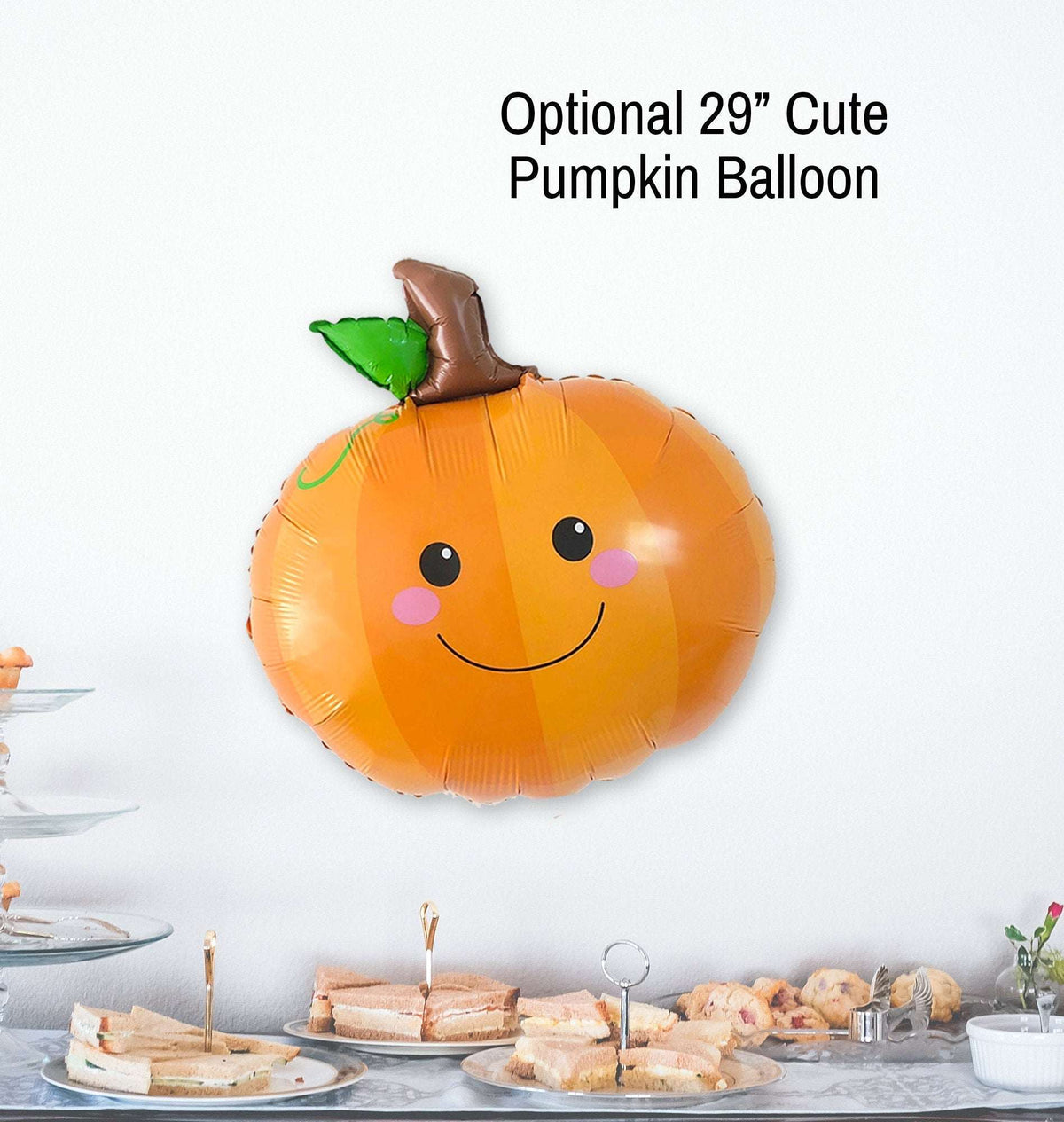 Blue Little Pumpkin Balloon Garland Kit