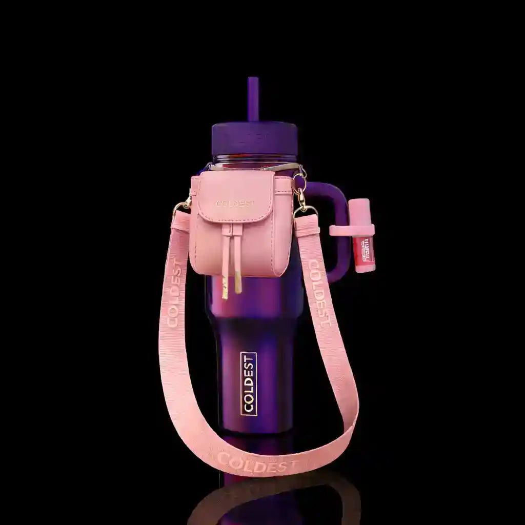 COLDEST Water Bottle with Mini Backpack, Squeeze Holder, Key Hanger, Mint Box