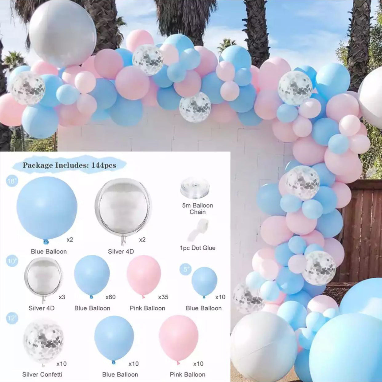 Balloon Arch Party Decoration