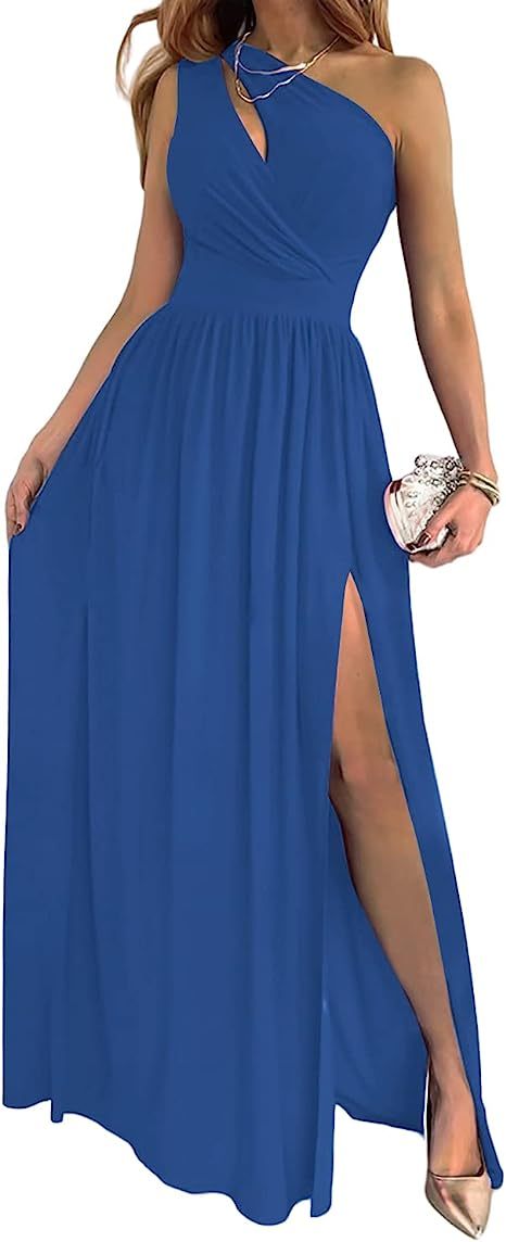 One Shoulder Asymmetrical Cocktail Dress