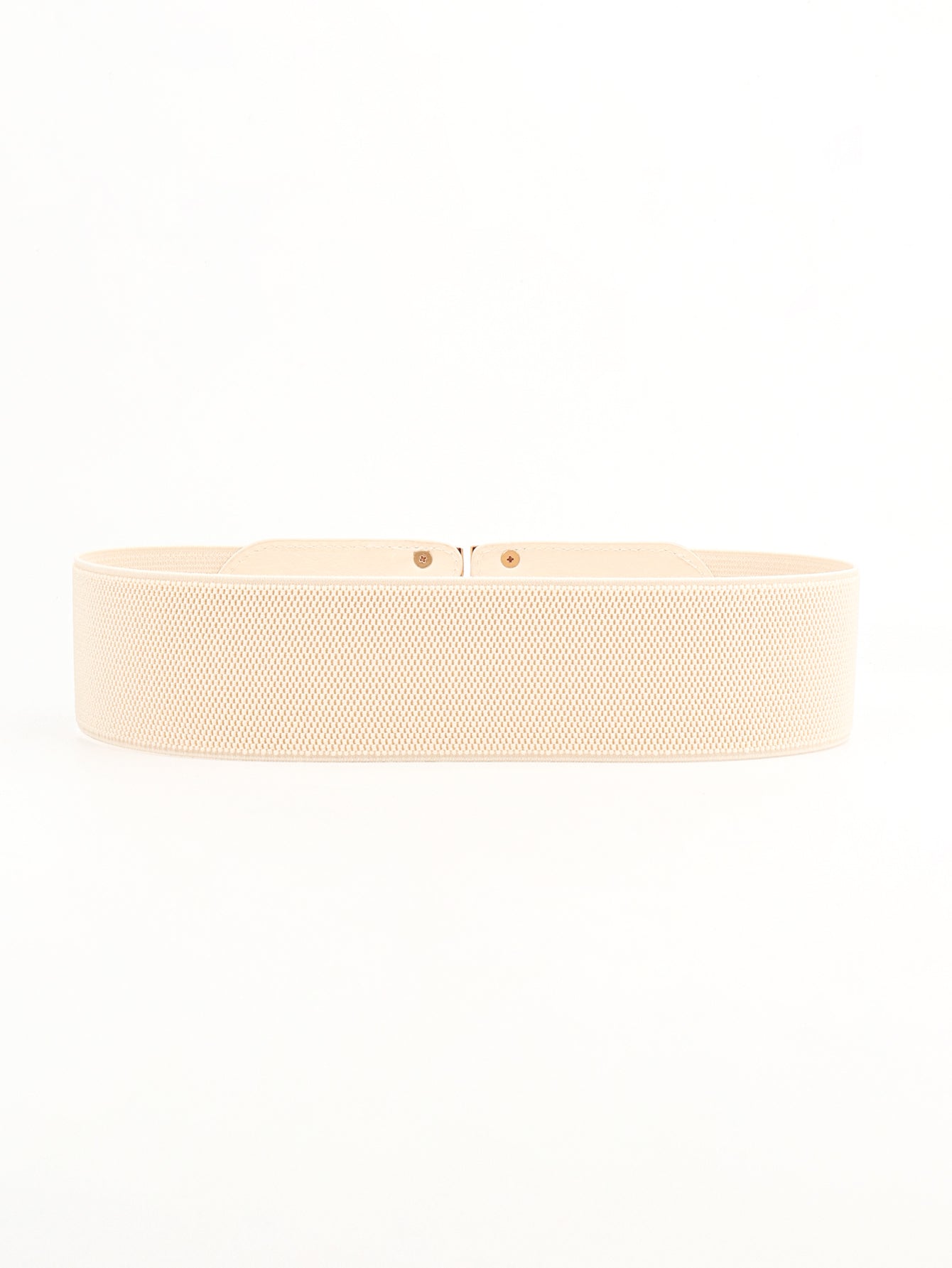 Beige belt on a white background