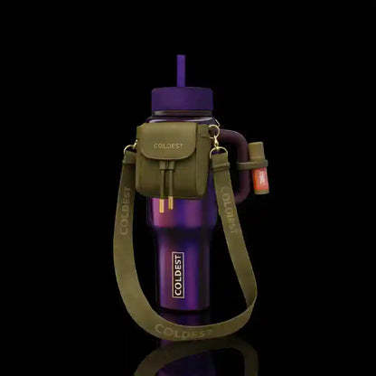 COLDEST Water Bottle with Mini Backpack, Squeeze Holder, Key Hanger, Mint Box