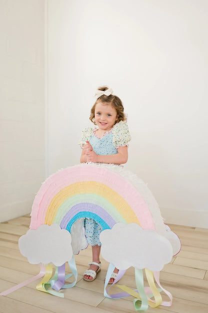 🌈Vibrant Rainbow Party Piñata - Colorful & Fun - Ideal for Birthdays and Joyful Events