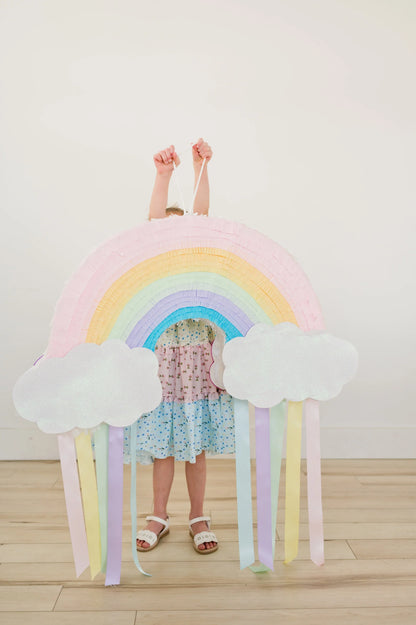 🌈Vibrant Rainbow Party Piñata - Colorful & Fun - Ideal for Birthdays and Joyful Events