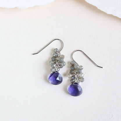 Tanzanite Quartz Earrings