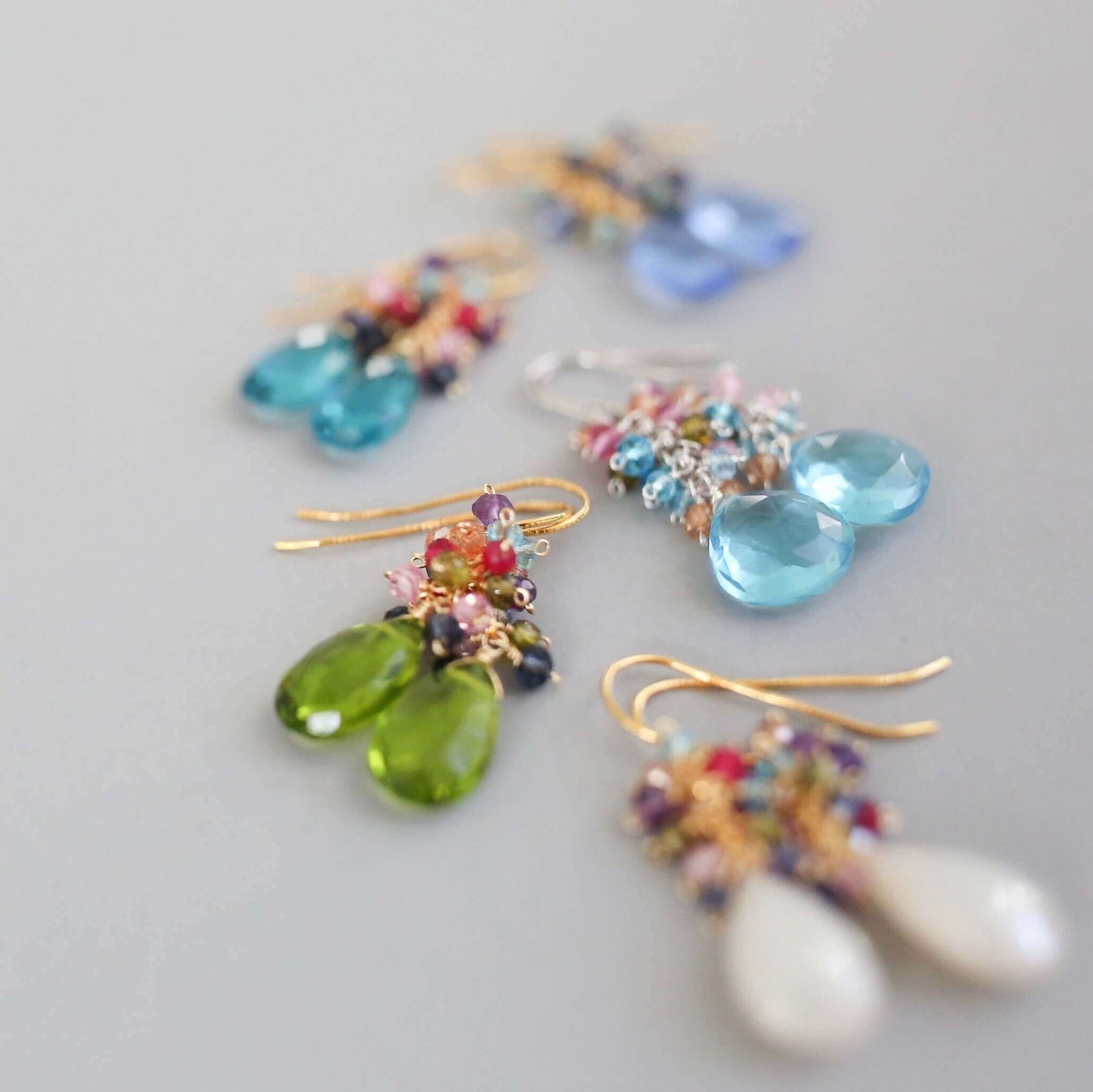 Quartz Bala Earrings