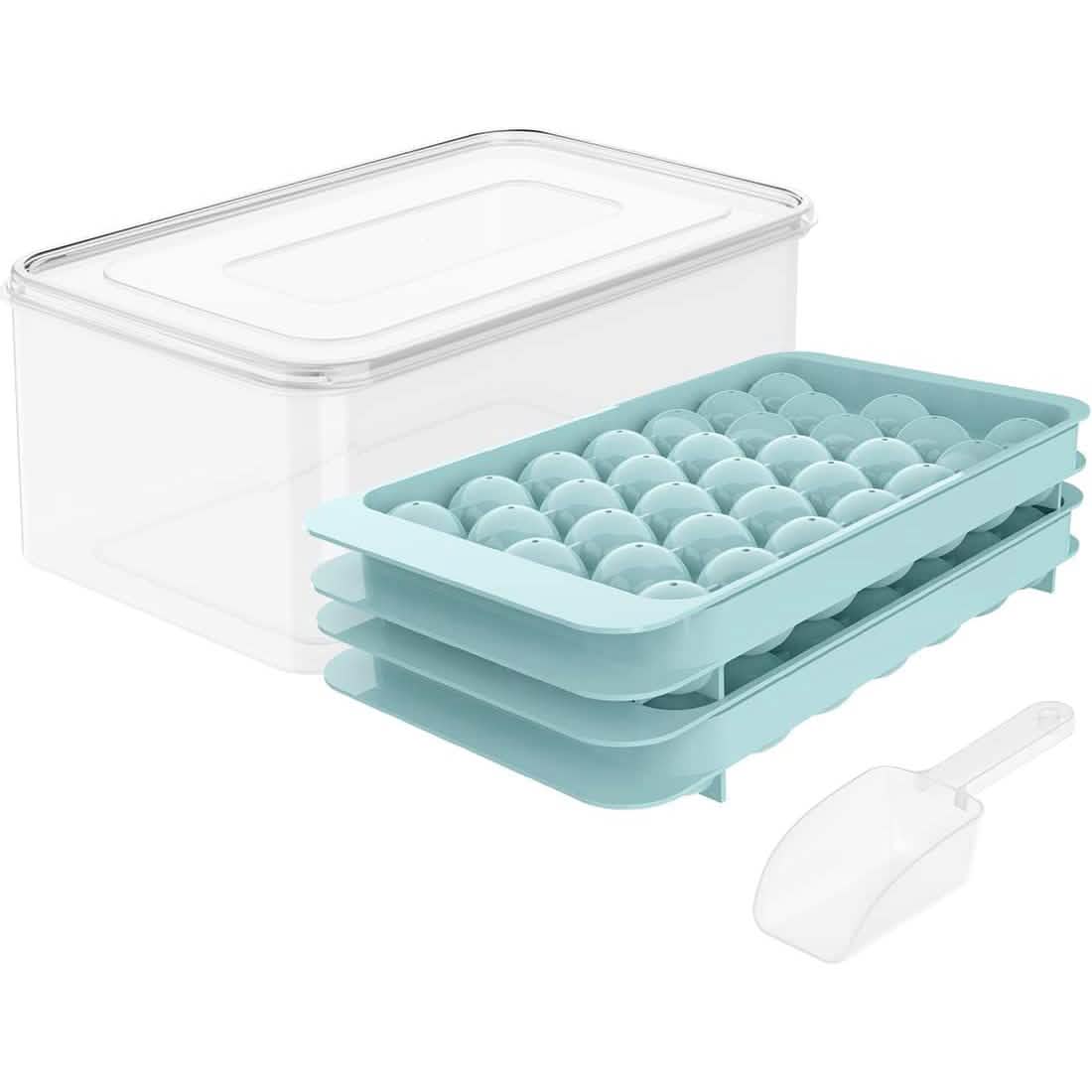 round ice cube tray mold