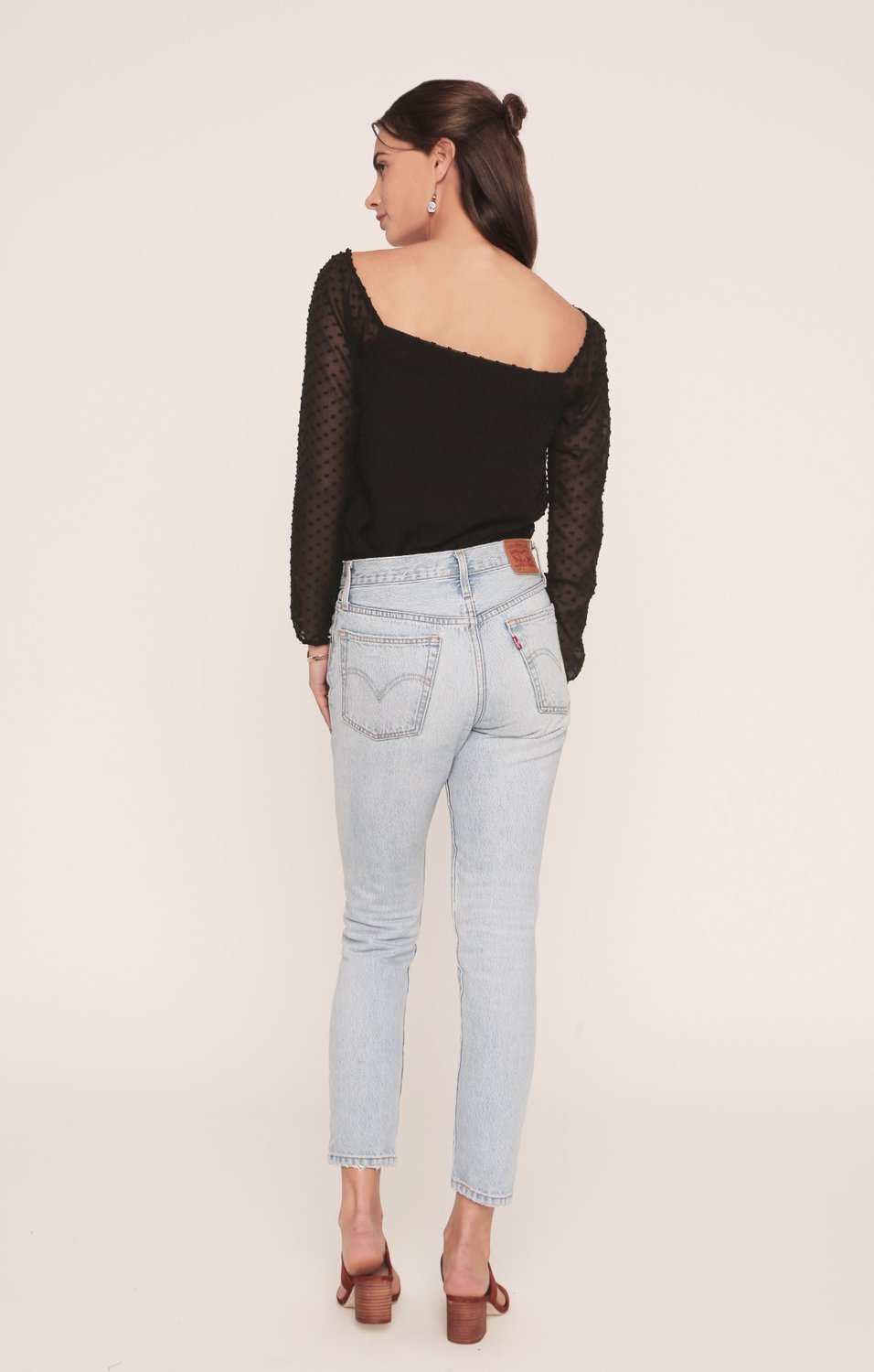 Lovely Blouse - Black Silk Blouse