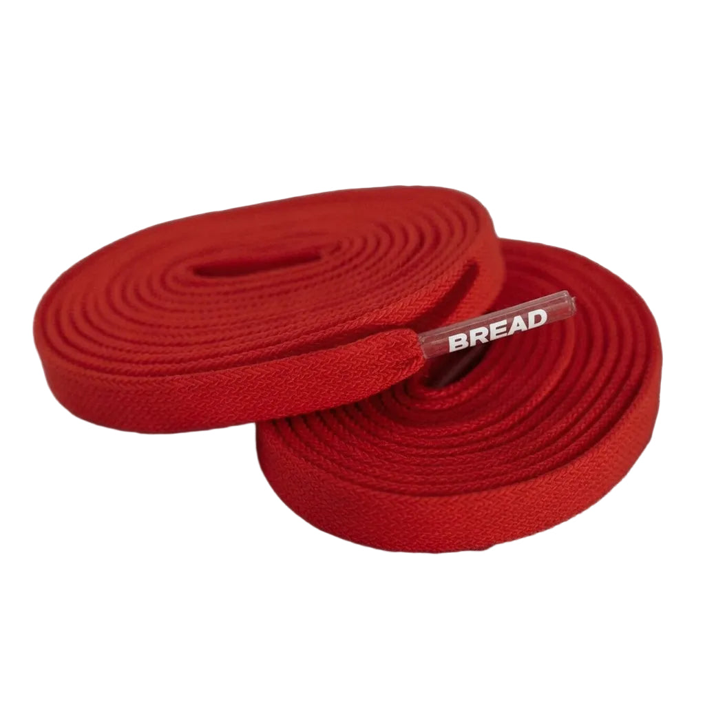 Bold Red Shoe Laces from Bread