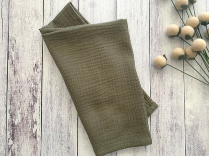 Cotton Crinkle Cloth Napkins, Set of Four