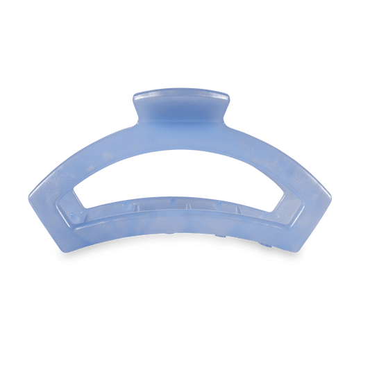 Blue hair clip on a transparent background