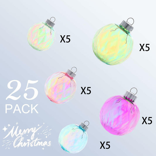 Shatterproof Colored Christmas Decoration Balls