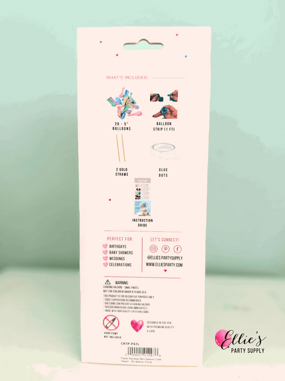 Pastel Mini Balloon Cake Topper Kit – Aesthetic Party Decor for Birthdays & Celebrations