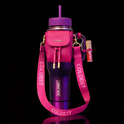COLDEST Water Bottle with Mini Backpack, Squeeze Holder, Key Hanger, Mint Box
