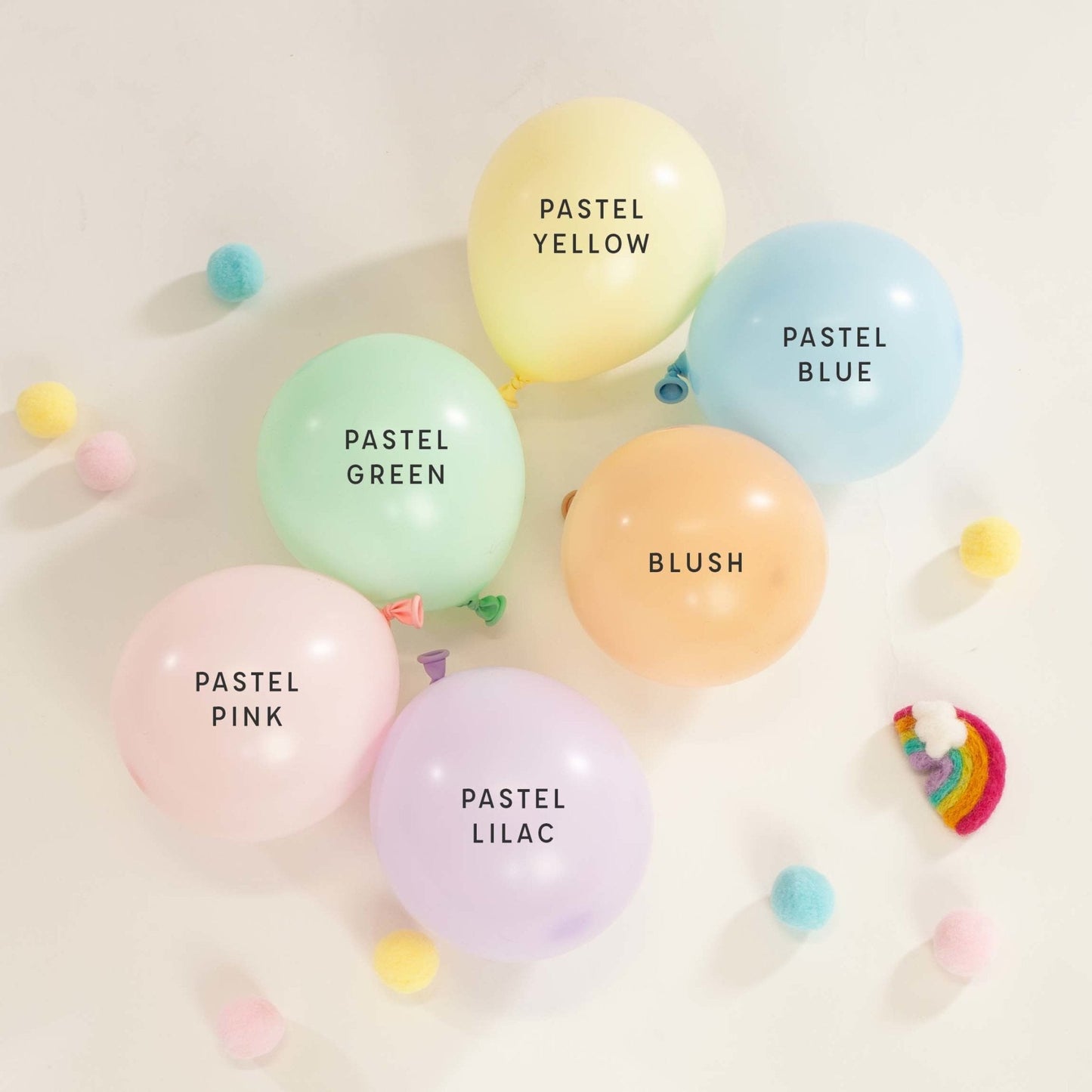Premium Blue Ice Latex Balloon Cluster (5", 11” and 17”)