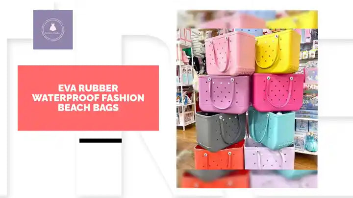 EVA Rubber Waterproof Fashion Beach Bags by@Outfy