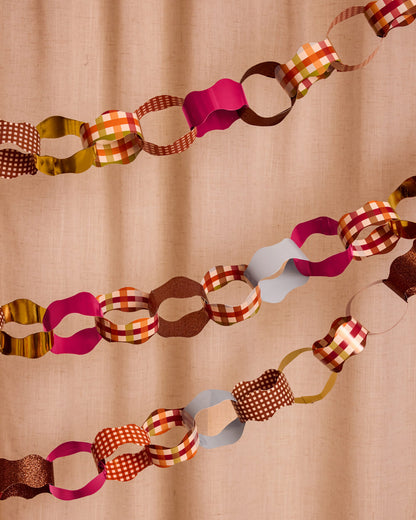 Thanksgiving Paper Chains - Autumn Paper Garland