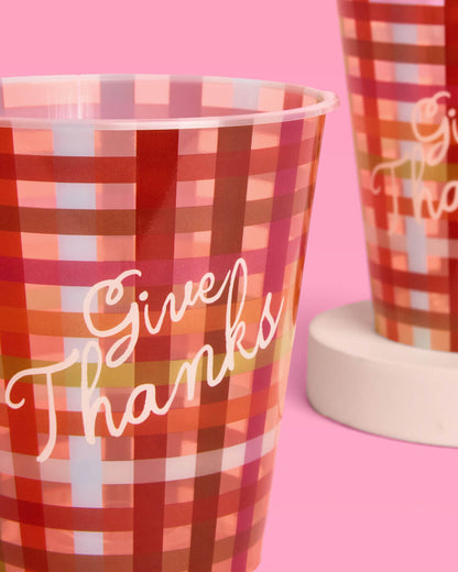 Thanksgiving Table Trio Bundle — Plates, Napkins, Cups & Placemats for 16