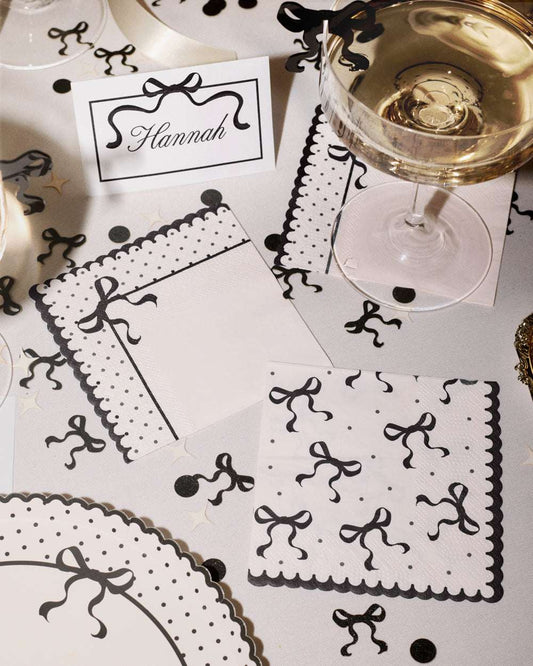Little Black Bow Complete Party Kit  – Full Coordinated Party Bundle