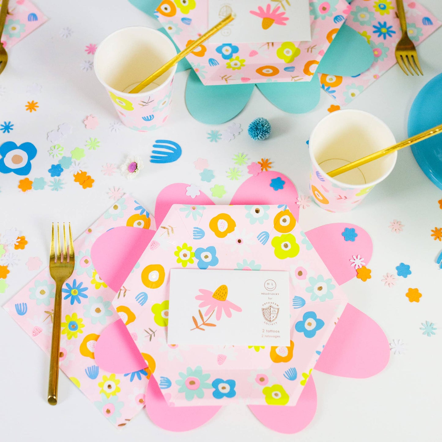 Floral Paper Plates
