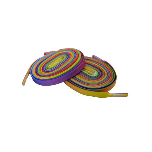 Prime Rainbow Shoe Laces from Bread