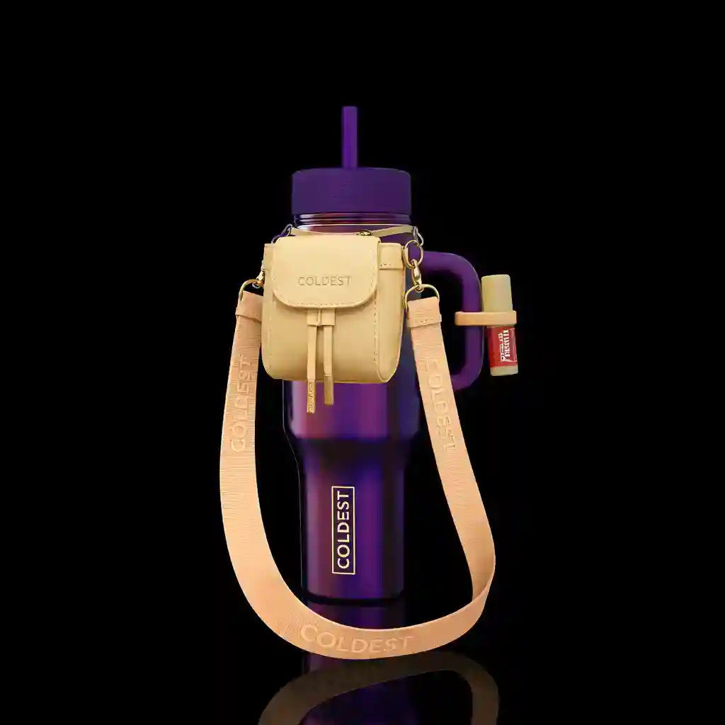 COLDEST Water Bottle with Mini Backpack, Squeeze Holder, Key Hanger, Mint Box