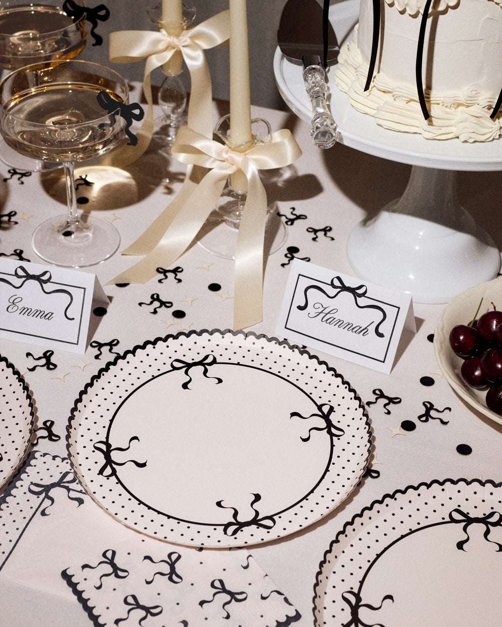 Little Black Bow Complete Party Kit  – Full Coordinated Party Bundle