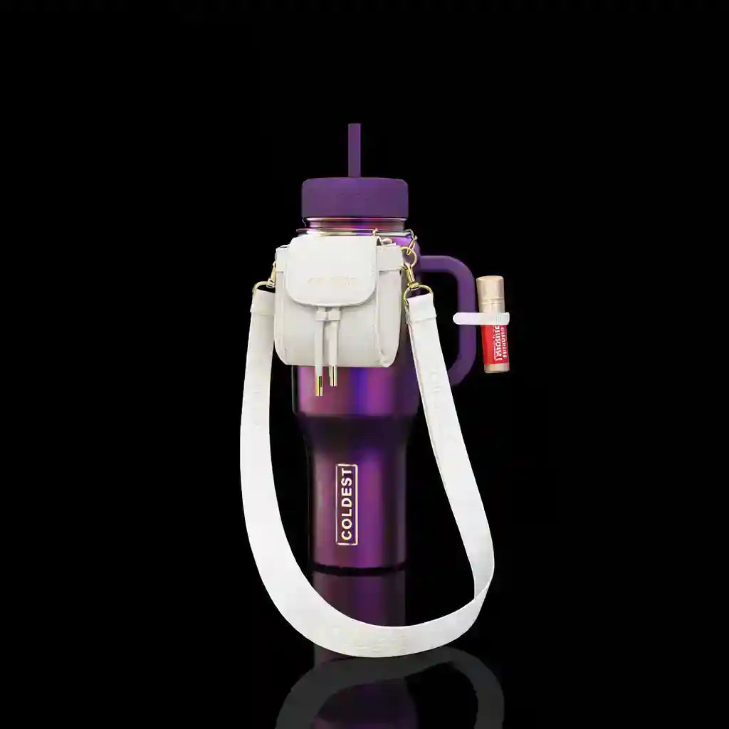 COLDEST Water Bottle with Mini Backpack, Squeeze Holder, Key Hanger, Mint Box