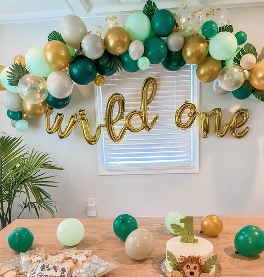 Wild one balloon arch DIY kit.